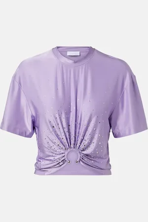 Paco rabanne Cropped-Top mit Kristallen