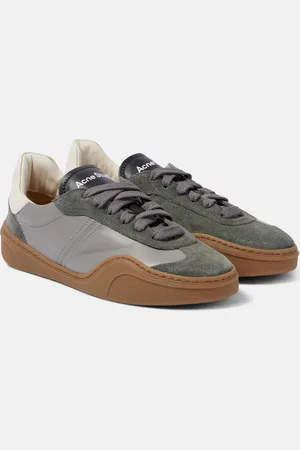 Acne Studios Sneakers Bars aus Leder und Veloursleder