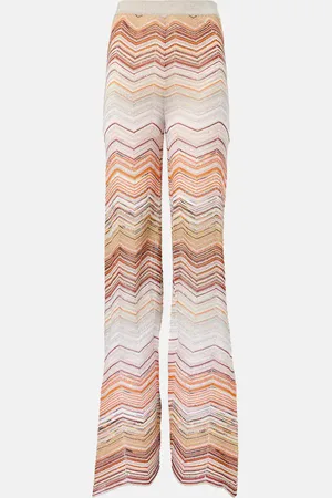 Missoni Weite Hose aus Strick mit Pailletten