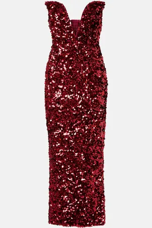 Self-Portrait Cocktailkleid mit Pailletten