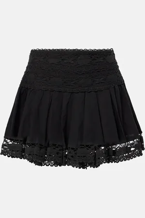 Marant Etoile Minirock Violana aus Leinen und Baumwolle