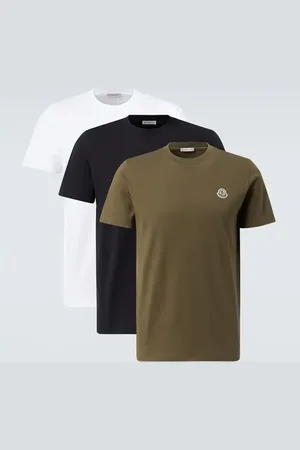 Moncler Set aus drei T-Shirts aus Baumwoll-Jersey