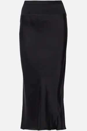 Rick Owens Midirock aus Jersey