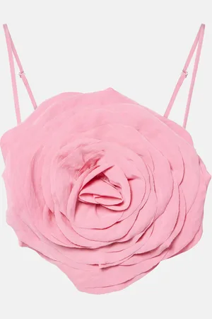 BLUMARINE Cropped-Top aus Gabardine