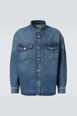 Frame Hemdjacke aus Denim