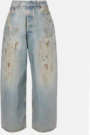 Acne Studios Mid-Rise Wide-Leg Jeans 2023