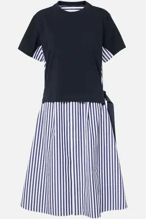 SACAI Hemdblusenkleid aus Baumwolle