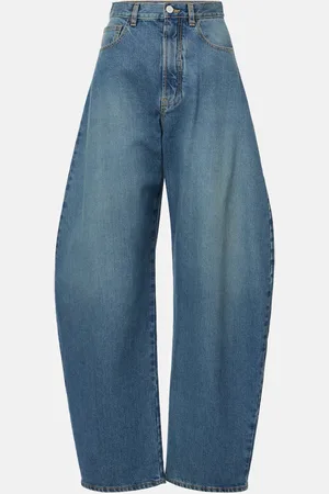 Alaïa Alaïa High-Rise Barrel Jeans