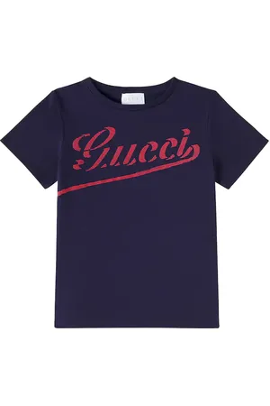 Gucci Bedrucktes T-Shirt aus Baumwoll-Jersey
