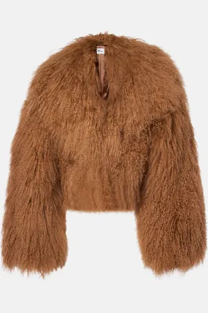 Self-Portrait Jacke aus Shearling
