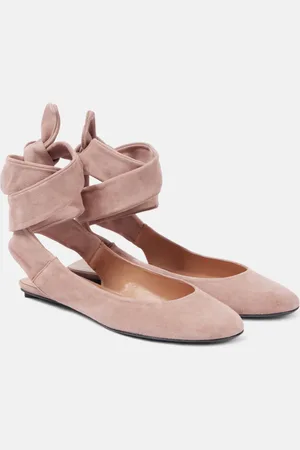 The Attico Ballerinas Cloe aus Veloursleder