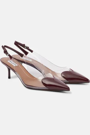 Alaïa Alaïa Slingback-Pumps Le Cœur mit Lackleder