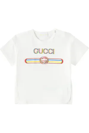 Gucci Baby Bedrucktes T-Shirt aus Baumwoll-Jersey