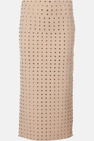 Sportmax Midirock Nome mit Kristallen