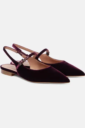 MALONE SOULIERS Slingback-Ballerinas Karla aus Samt