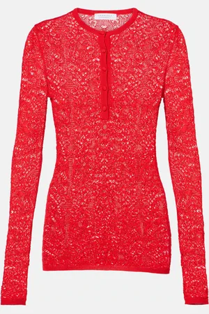 GABRIELA HEARST Henley-Top Ithaca aus Wolle und Seide
