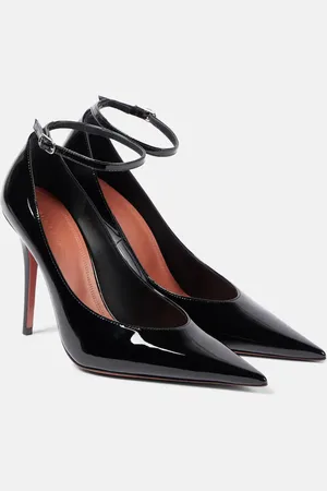 Amina Muaddi Pumps Anok 105 aus Lackleder