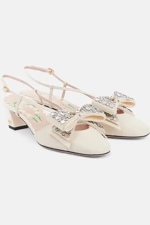 VALENTINO GARAVANI Slingback-Pumps Bowow 45 mit Kristallen