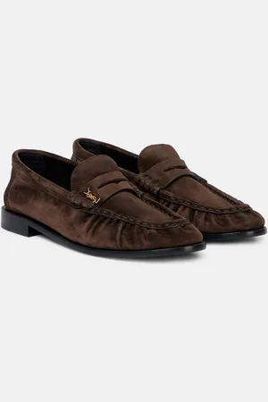 Saint Laurent Loafers Le Loafer aus Veloursleder