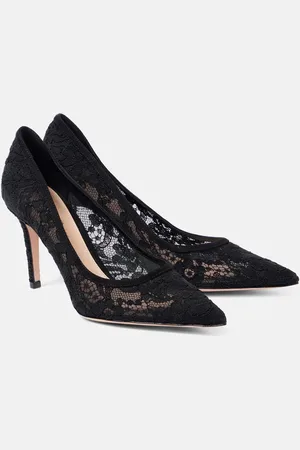 Gianvito Rossi Pumps Pointy 85 aus Spitze