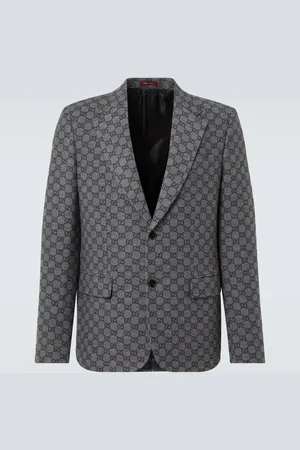 Gucci Blazer GG aus Wollflanell