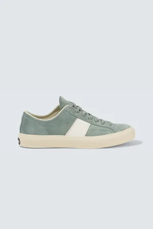 Tom Ford Sneakers Cambridge aus Veloursleder mit Leder
