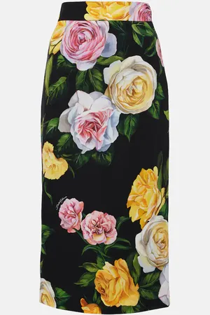 Dolce & Gabbana Midirock aus Charmeuse