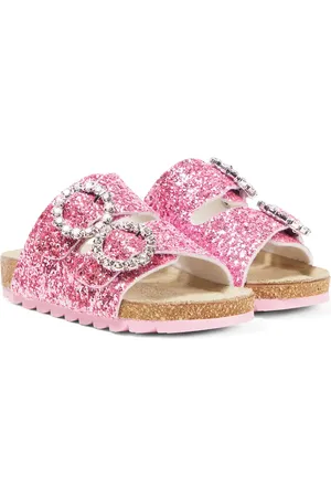 MONNALISA Sandalen mit Glitter und Kristallen