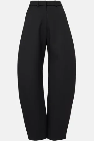 Alaïa Alaïa Weite Hose aus Wolle