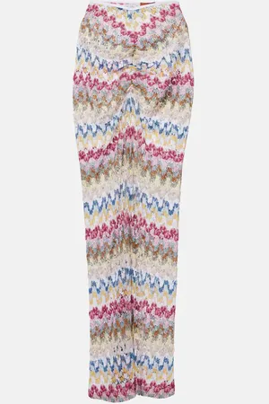 Missoni Maxirock aus Häkelstrick
