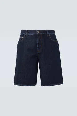 Burberry Mid-Rise Jeansshorts