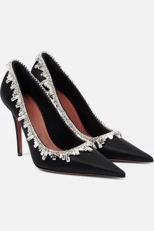 Amina Muaddi Verzierte Pumps Begumissima 105 aus Satin