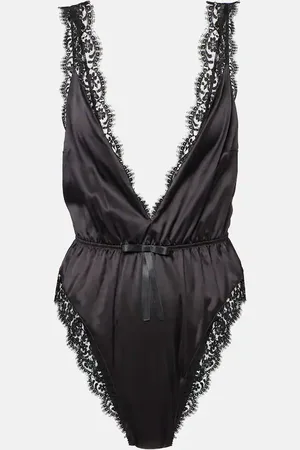 Dolce & Gabbana Body aus Satin mit Spitze