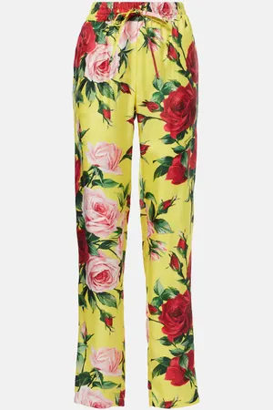 Dolce & Gabbana Gerade Hose aus Seide