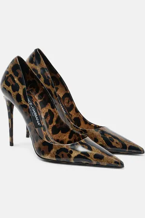 Dolce & Gabbana Bedruckte Pumps 105 aus Leder