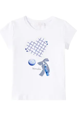 MONNALISA T-Shirt aus Jersey mit Kristallen