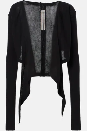 Rick Owens Cropped-Pullover aus Schurwolle