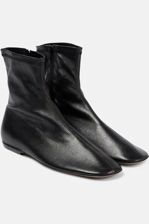 DRIES VAN NOTEN Ankle Boots Glove aus Leder