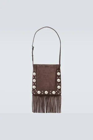 VALENTINO GARAVANI Messenger Bag Nellcôte aus Veloursleder