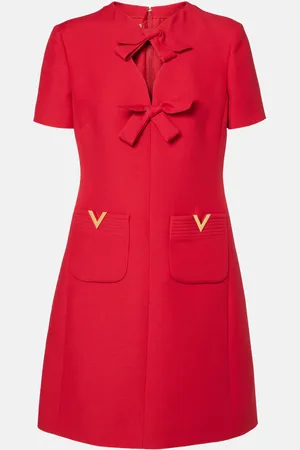 VALENTINO Minikleid VGold aus Crepe Couture