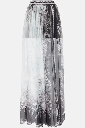 Elie saab Maxirock aus Seidenchiffon