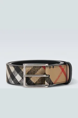 Burberry Gürtel Check aus Leder