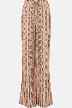 Missoni Weite Hose aus Strick mit Pailletten