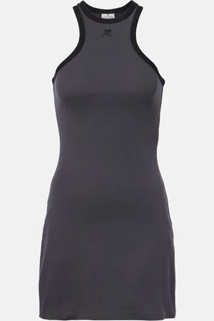Courrèges Courrèges Minikleid Scuba aus Baumwoll-Jersey