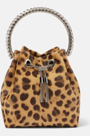 Jimmy Choo Bedruckte Tote Bon Bon aus Kalbshaar