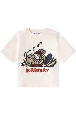 Burberry Bedrucktes T-Shirt aus Baumwolle