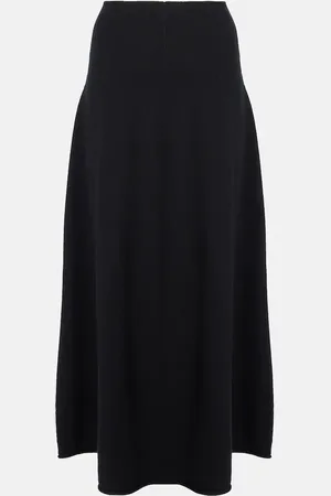 EXTREME CASHMERE Maxirock N°388 Ease aus einem Kaschmirgemisch