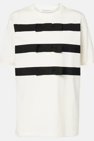 Nina Ricci T-Shirt aus Baumwoll-Jersey