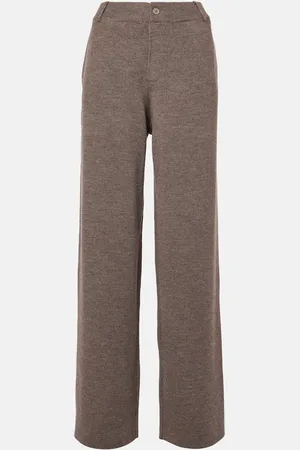 AYA MUSE Gerade Hose aus einem Wollgemisch