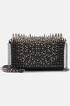 Christian Louboutin Verzierte Clutch Paloma aus Leder